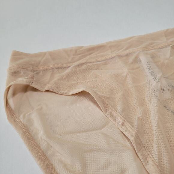 Steve Madden Women's Mesh High-Leg Bikini Underwear SM11875 Rose Dust NWT Large - Picture 3 of 6